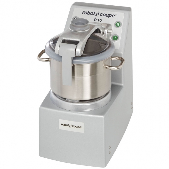 Robot Coupe R10U Vertical Cutter / Mixer Food Processor, 10 Qt. and 4 Qt. Bowls, 4.5 Hp