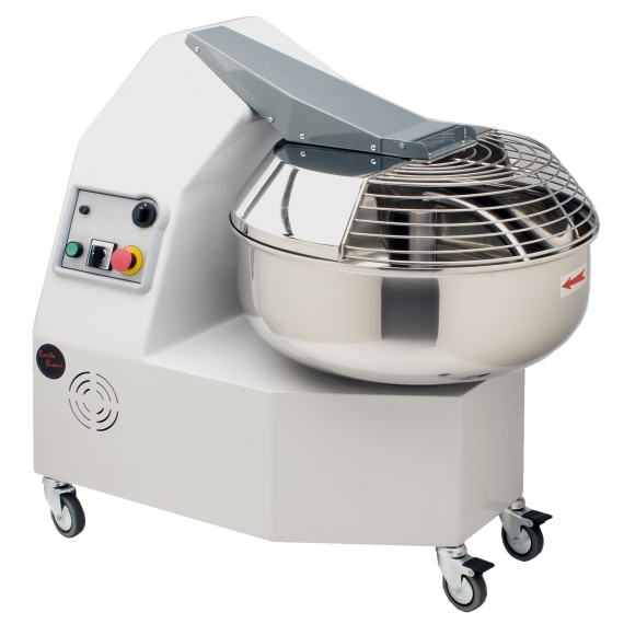 RositoBisani FC25 MUS Forked Dough Mixer with 31,7-Qt Bowl, Single Speed, 55 lbs Dough Capacity