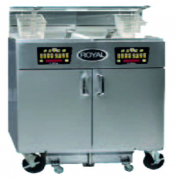 Royal Range of California REF-1417-1-DM Multiple Battery Electric Fryer, 50-Lb. Oil Capacity