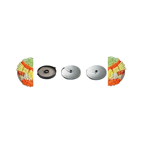 Sammic FF8 (9500112) 3-Piece French Fry Disc Package w/ Grid, Slicing Disc, Curved Slicer