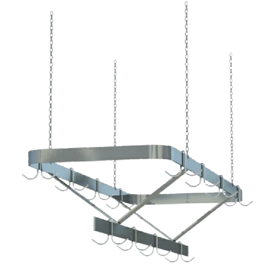 Sapphire Manufacturing SM-CR84 Ceiling Hung Pot Rack