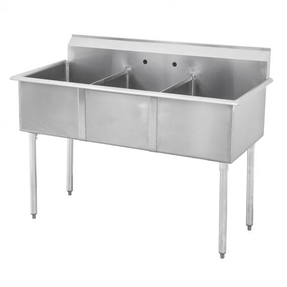 Sapphire Manufacturing SMSQ1821-3 (3) Three Compartment Sink