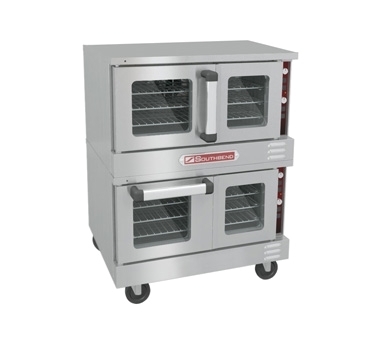 Southbend TVGS/22SC Double Deck Full Size Gas Convection Oven w/ Standard Depth, Solid State Controls, 104.000 BTU 