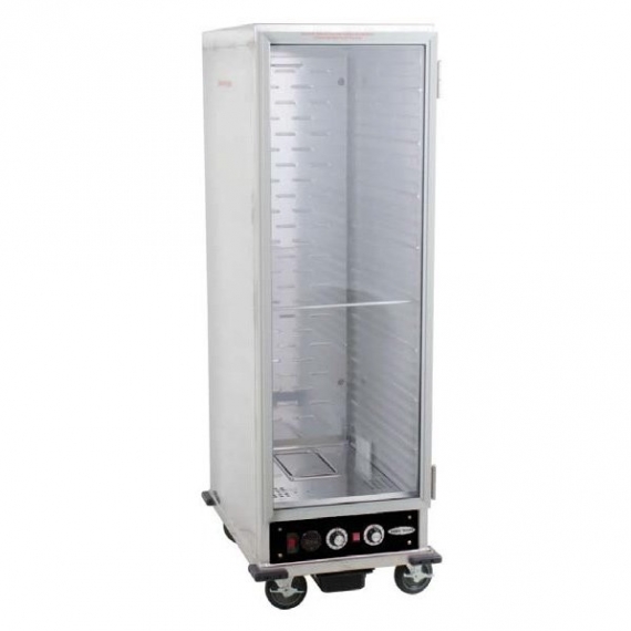 Serv-Ware SC1836HPI Mobile Full Height Non-Insulated Heater Proofer Cabinet, Lift-off Clear Door