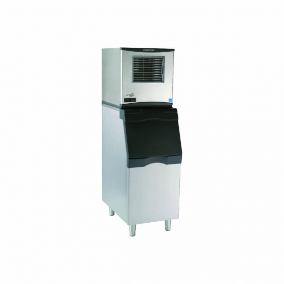 Scotsman NS0622A-1/B322S Air-Cooled Nugget 643 lbs Ice Maker with 370 lbs Storage Bin