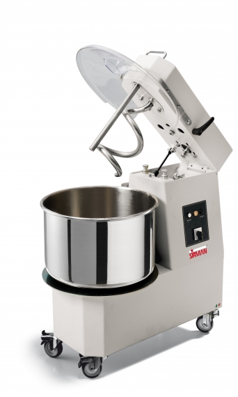 SIRMAN HERCULES 50 TA TIMER 2V Spiral Mixer with 55-Qt Removable Bowl and Liftable Head, 2-Speed, 88 Ibs Dough Capacity, 2 Hp