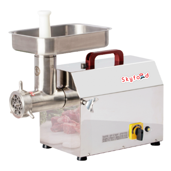 Skyfood SMG12F Countertop Economy Meat Grinder, 200 RPM, Stainless, #12, 750W