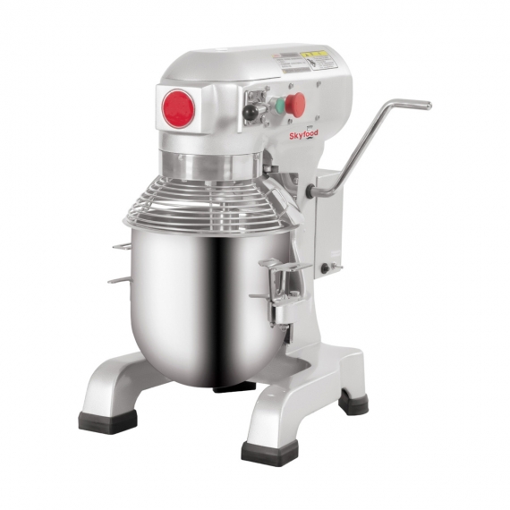 Skyfood SMM10 Countertop 10-Qt Planetary Mixer with Guard, 3-Speed, 3/4 Hp