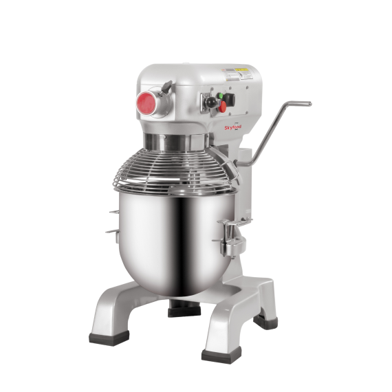 Skyfood SMM20 Countertop 20-Qt Planetary Mixer with Timer and Guard, #12 Hub, 3-Speed, 1-1/2 Hp