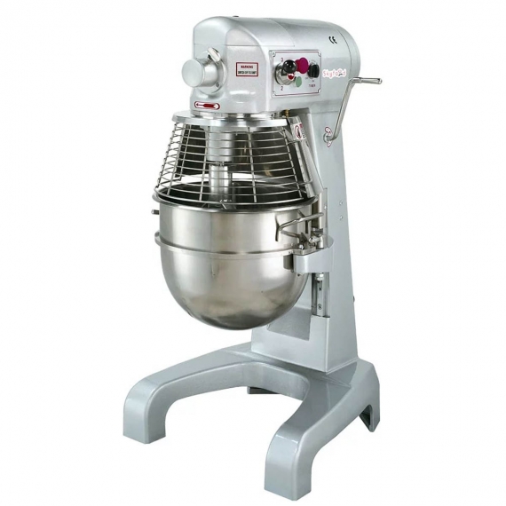 Skyfood SPM30 Floor Model Countertop 30-Qt Planetary Mixer with Timer and Guard, #12 Hub, 3-Speed, 1 Hp