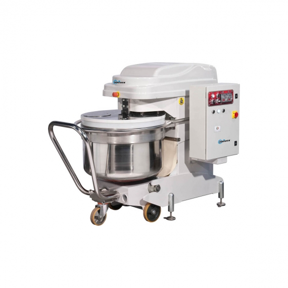 Univex SL120RB Spiral Mixer with 180-Qt Removable Bowl, 2-Speed, 265 lbs Dough Capacity