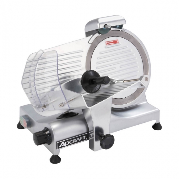 Adcraft SL250ES-10 Manual Gravity Feed Meat Slicer with 10