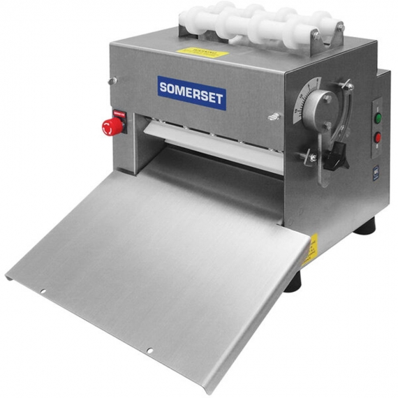 Somerset CDR-1550 Stainless Steel Dough Roller with 3.5 x 15 Synthetic Non-Stick Rollers - 115V, 1/2 HP