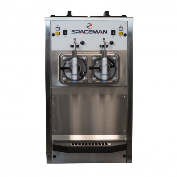 Spaceman 6695H 2 Bowl Slushy / Granita Frozen Drink Machine, Stainless Steel