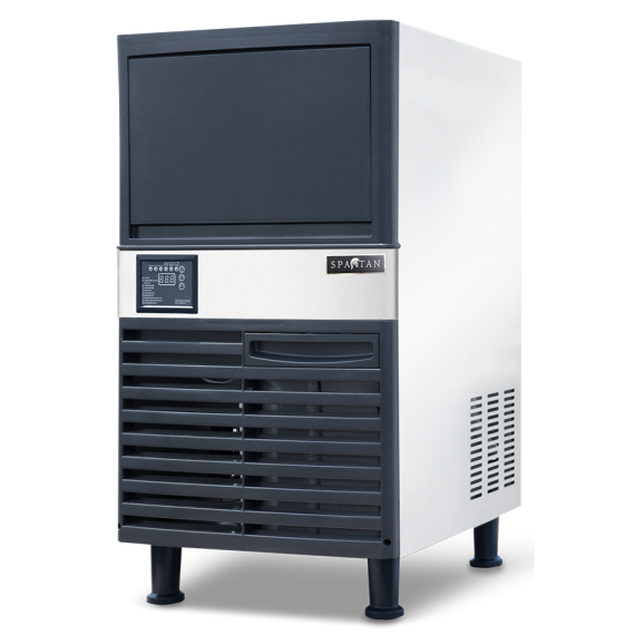 Spartan Refrig SUIM-120 Half Cube Ice Maker with Bin, 120 lbs/Day, 40-lbs Bin, Air-Cooled