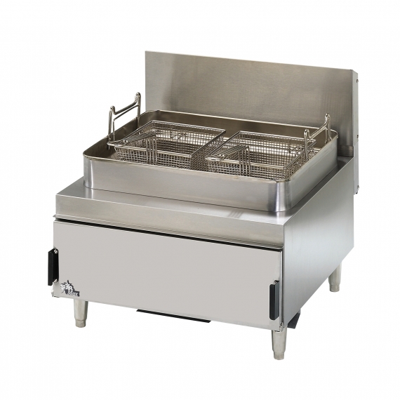 Star 630FF Star-Max® Full Pot Countertop Gas Fryer w/ 30-lb Capacity, Twin Baskets, LP Gas