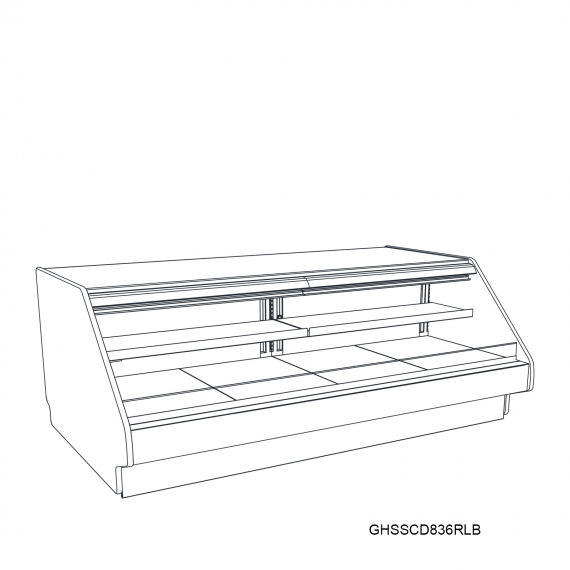 Structural Concepts GHSSCD436RLB Refrigerated Display Case