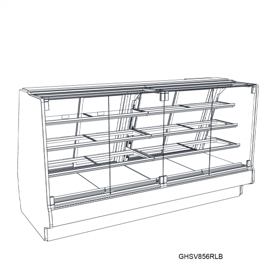 Structural Concepts GHSV656RLB Refrigerated Display Case