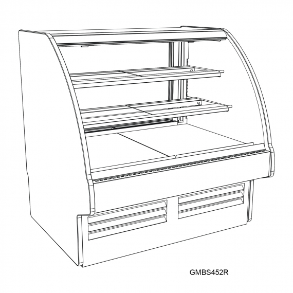 Structural Concepts GMBS1052R Refrigerated Display Case