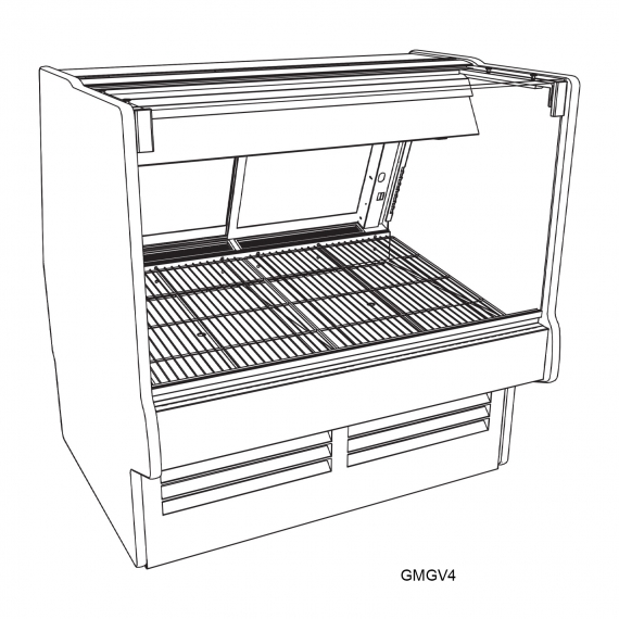 Structural Concepts GMGV8 Refrigerated Display Case
