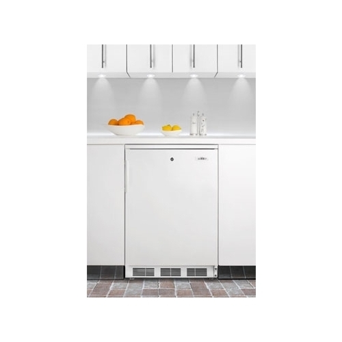Accucold FF6LWBI7 One Section Solid Door Undercounter Refrigerator