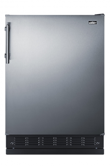 Summit FF708BLSSRS One Section Counter Height Reach-In Refrigerator, Stainless Steel Door, 5.1 cu. ft.
