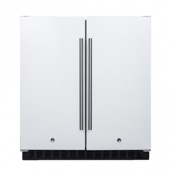 Summit FFRF3075W Two Section Undercounter Refrigerator Freezer, 5.4 cu. ft.