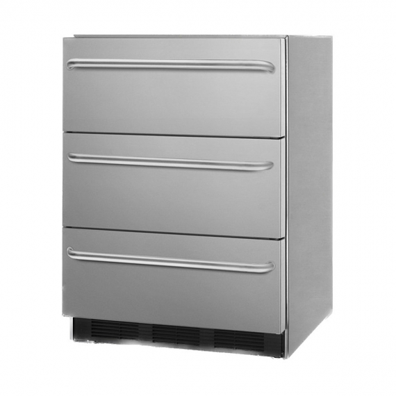 Summit SP6DBSSTB7 One Section Drawer Type Refrigerator, 3 Drawers