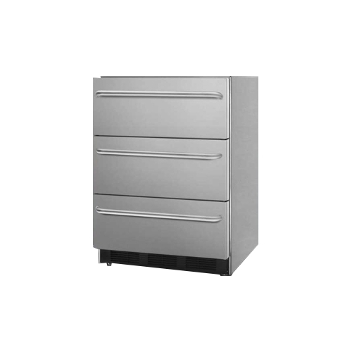 Summit SP6DBSSTB7ADA One Section Drawer Type Refrigerator, 3 Drawers