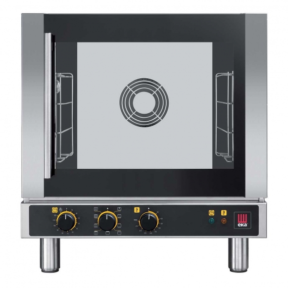 Tecnoeka EKFA 412 AL M Single-Deck Electric Convection Oven w/ Manual Controls, Half-Size