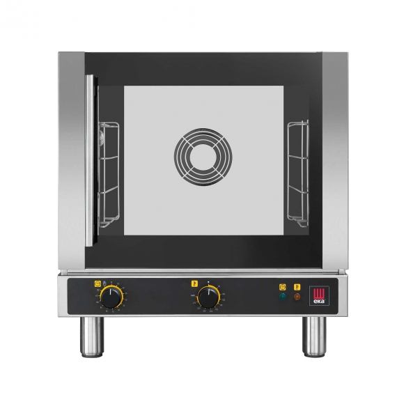 Tecnoeka EKFA 412 AL Single Deck Electric Convection Oven with Manual Contols, 208/240 Volts