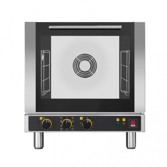 Tecnoeka EKFA 412 M Single Deck Electric Convection Oven with Manual Contols, 208/240 Volts