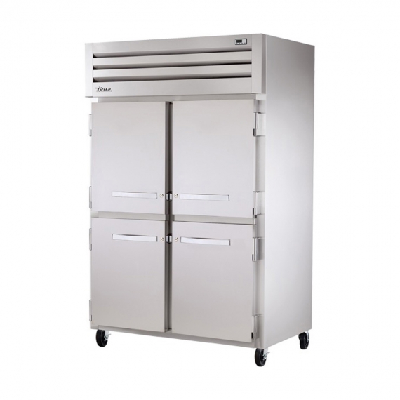 True STA2F-4HS-HC Spec Series Two Section Reach-In Freezer, Four Solid Swing Half Doors, w/ Stainless Steel Exterior-Aluminum Interior