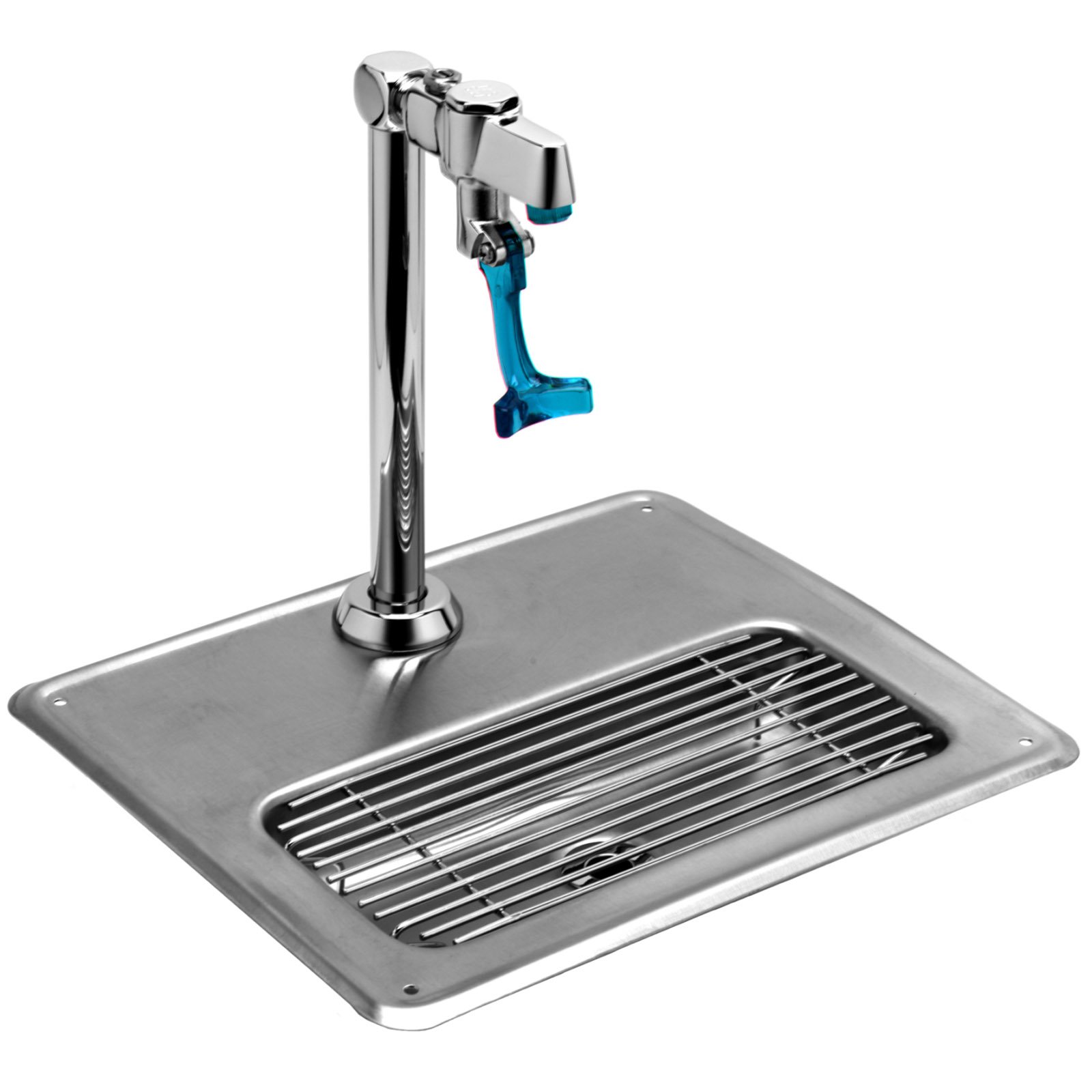 T&S Brass 5GF-8P-WS Glass Filler Station with Drain Pan
