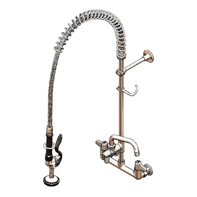 T&S Brass 5PR-8W06 with Add On Faucet Pre-Rinse Faucet Assembly