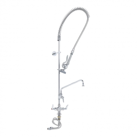 T&S Brass B-0113-ADF08 with Add On Faucet Pre-Rinse Faucet Assembly