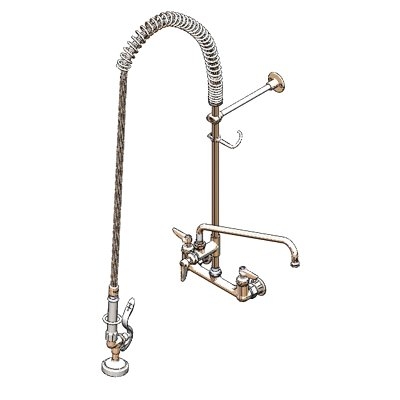 T&S Brass B-0133-01-CR with Add On Faucet Pre-Rinse Faucet Assembly
