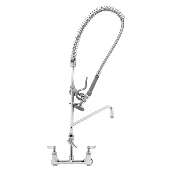 T&S Brass B-0133-12-CR-B with Add On Faucet Pre-Rinse Faucet Assembly