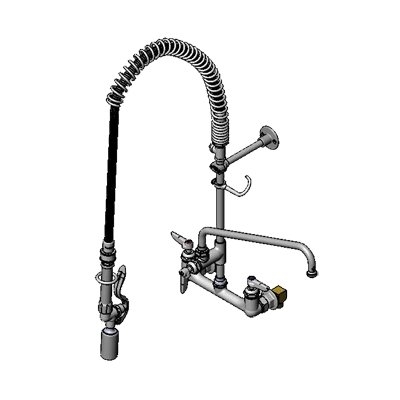 T&S Brass B-0133-14CRBJSX with Add On Faucet Pre-Rinse Faucet Assembly