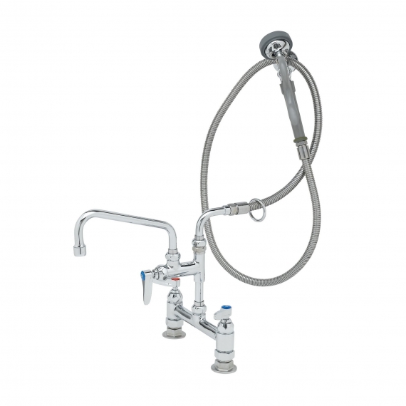 T&S Brass B-0175-05 with Add On Faucet Pre-Rinse Faucet Assembly