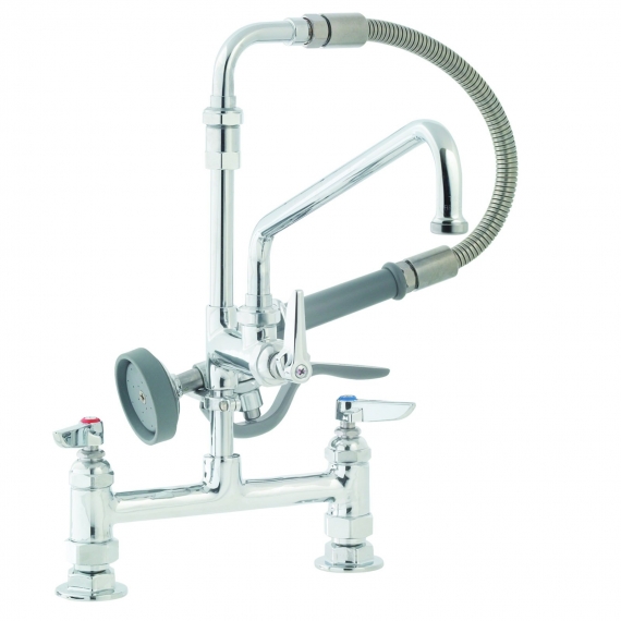 T&S Brass B-0178 with Add On Faucet Pre-Rinse Faucet Assembly