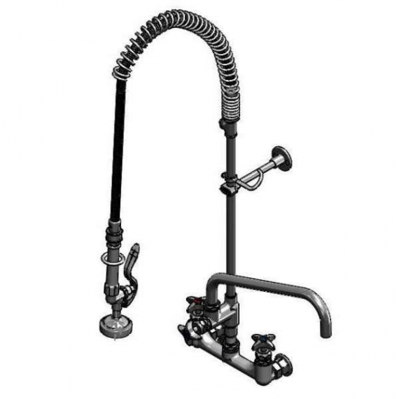 T&S Brass B-0287-A14BEKST with Add On Faucet Pre-Rinse Faucet Assembly