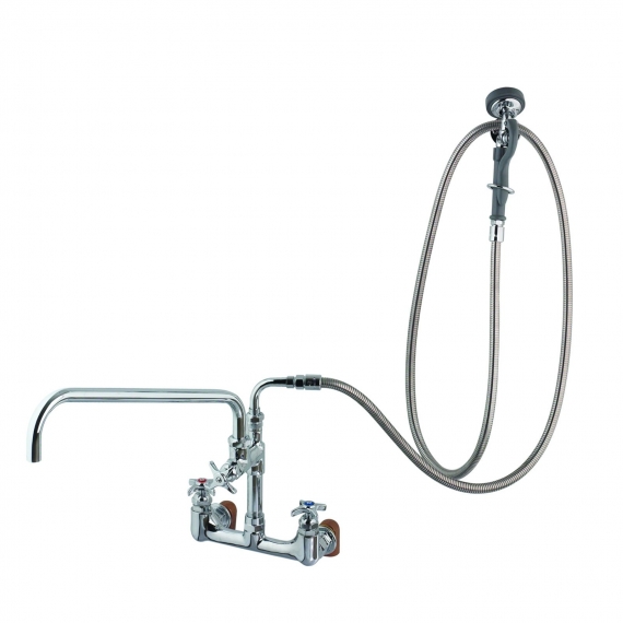 T&S Brass B-0289 with Add On Faucet Pre-Rinse Faucet Assembly
