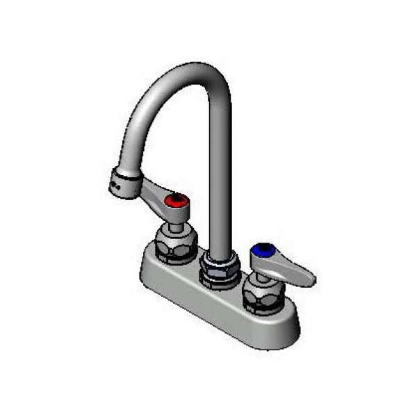 T&S Brass B-1141-2-V22-CR Deck Mount Faucet