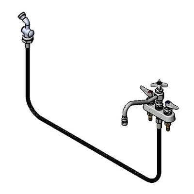 T&S Brass B-1151 with Spray Hose Faucet
