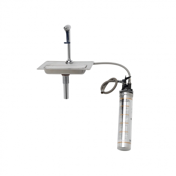 T&S Brass B-1230-WFK Glass Filler Station with Drain Pan