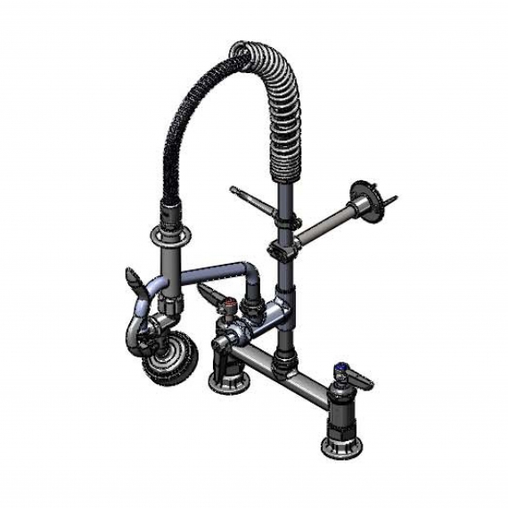 T&S Brass MPX-8DLN-08-CR Mini Pre-Rinse Faucet Assembly