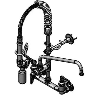 T&S Brass MPY-8WLN-12-CR Mini Pre-Rinse Faucet Assembly