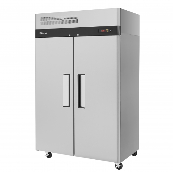 Turbo Air M3H47-2 Two Section Reach-In Heated Cabinet with Swing Solid Door