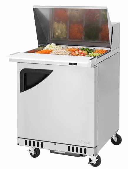 Turbo Air TST-28SD-12-FB-N Mega Top Sandwich / Salad Unit Refrigerated Counter